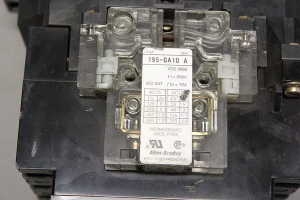 ALLEN BRADLEY CONTACTOR 100-A75NZ*3