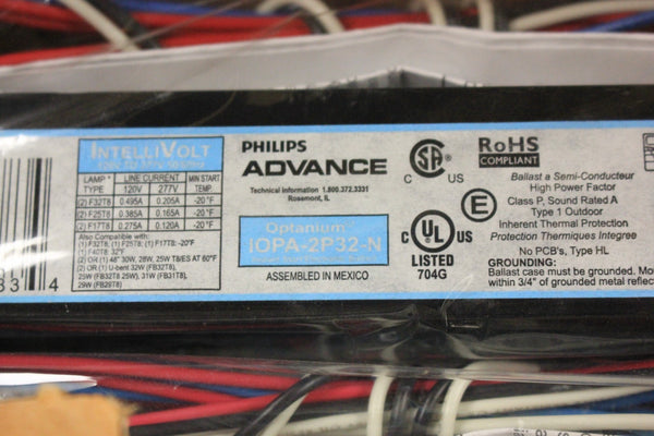 NEW PHILIPS ADVANCE IOPA2P32N RoHS COMPLIANT BALLAST QTY 10