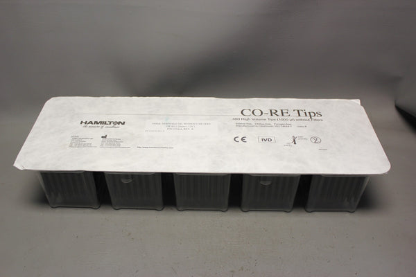 NEW 480 HAMILTON CO-RE TIPS HIGH VOLUME 1000 ɥL WITHOUT FILTERS 235904