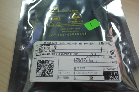 30 NEW TEXAS INSTRUMENTS CLOCK BUFFER IC CDCLVC1103PWR