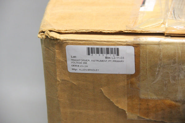 NEW INSTRUMENT TRANSFORMERS POTENTIAL TRANSFORMER 450-288