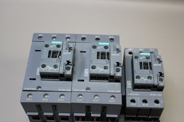 UNUSED SIEMENS STAR DELTA CONTACTOR ASSEMBLY 3RA2444-8XF32-1AG2