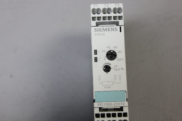 UNUSED SIEMENS TEMPERATURE MONITORING RELAY 3RS1000-2CK10