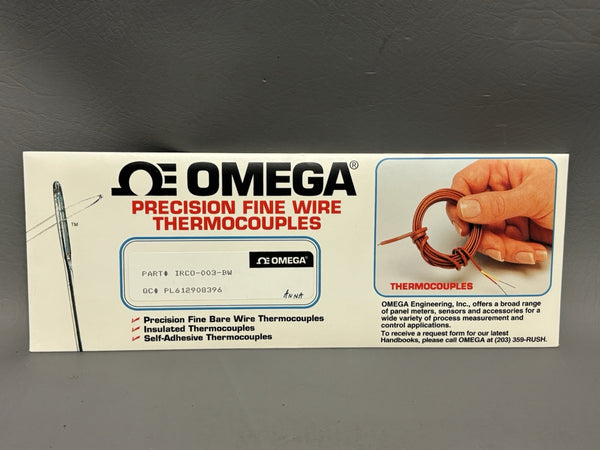 VINTAGE Pack of 5 Omega IRCO-003-BW Precision Fine Wire Thermocouples