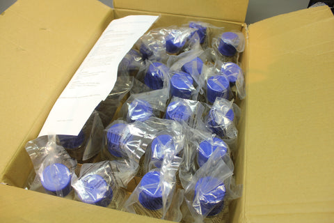 24- TRIFOREST 125mL PC Graduated Erlenmeyer Shaker Flask DuoCap FPC0125S