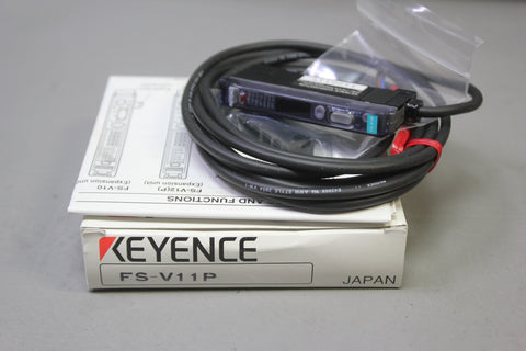 NEW KEYENCE FIBEROPTIC AMPLIFIER FS-V11P