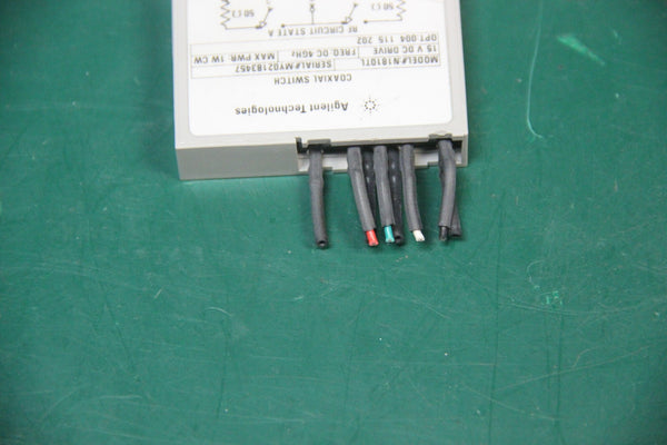 AGILENT RF COAXIAL SWITCH DC-4GHZ N1810TL OPTIONS 004 115 202