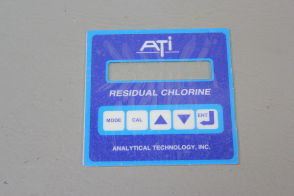NEW ATI RESIDUAL CHLORINE MONITOR FACE PLATE