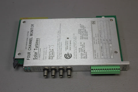 BENTLY NEVADA/ALLEN BRADLEY 4 CHANNEL MONITOR 190662-28 132419-01