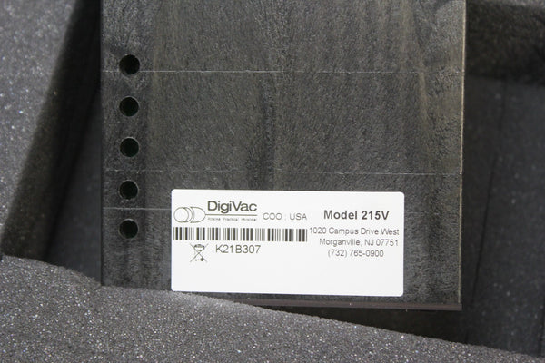 NEW DIGIVAC 215V VACUUM PROCESS CONTROLLER WITH AGILENT 0531 THERMOCOUPLE GAUGE