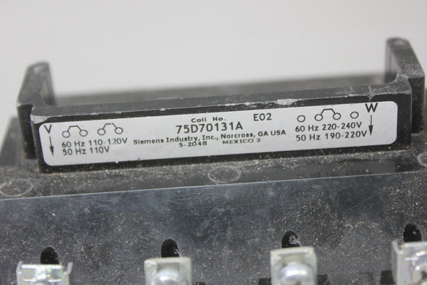 Siemens Magnetic Coil 75D70131A For Starter & Contactor