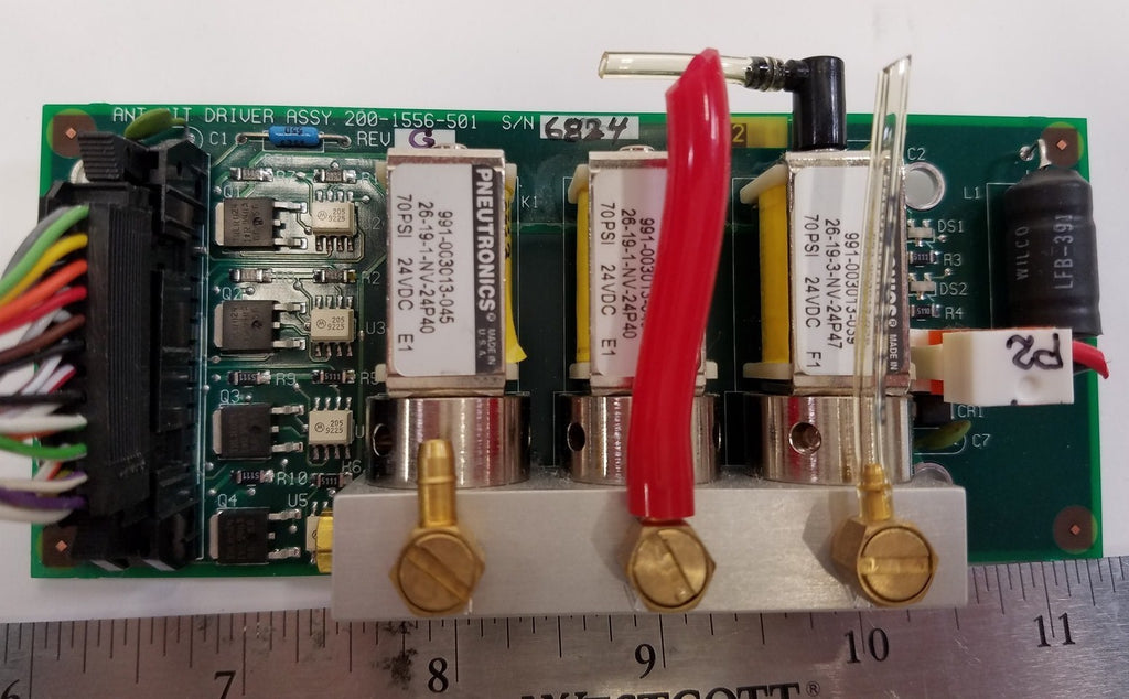 ANT VIT DRIVER ASSEMBLY 200-1556-501 PUMP MODULE W/3 PNEUTRONICS SOLENOID VALVES
