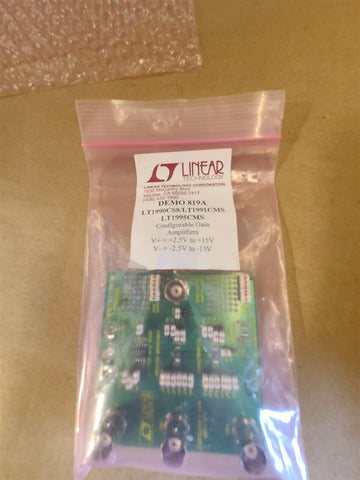ANALOG DEVICES LINEAR CONFIGURABLE-GAIN AMPLIFIER IC DEMO BOARD LT1990CS8 819A