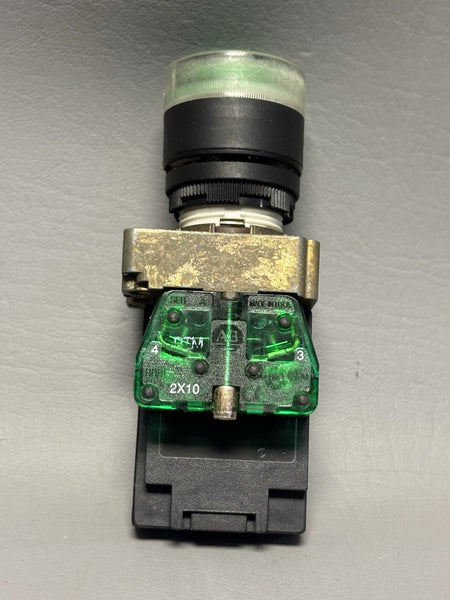 Allen Bradley 800E-2T7 Green Push Button