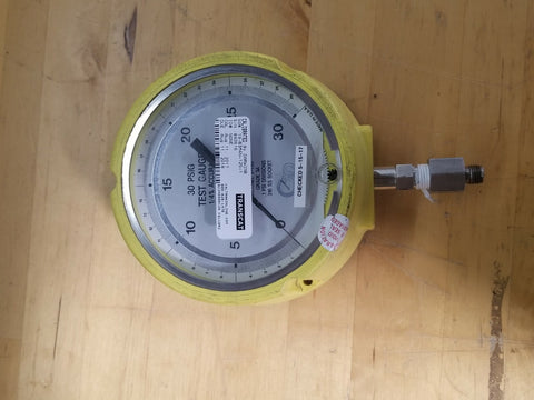 3D Instruments 1/4% accuracy test gauge .1PSI divisions 0-30PSI