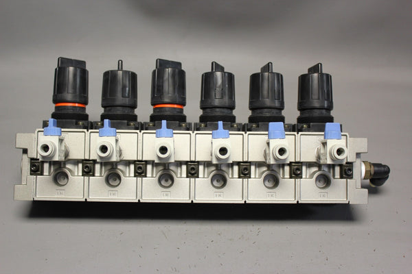 SMC 6 UNIT REGULATOR MANIFOLD  NARM3000-A-N03
