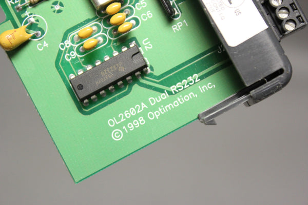 NEW OPTIMATION DUAL RS232 PLC MODULE  OL2602