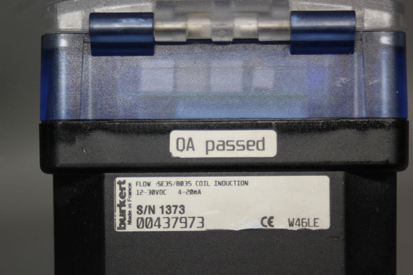 BURKERT FLOW SENSOR & VALVE 00437973