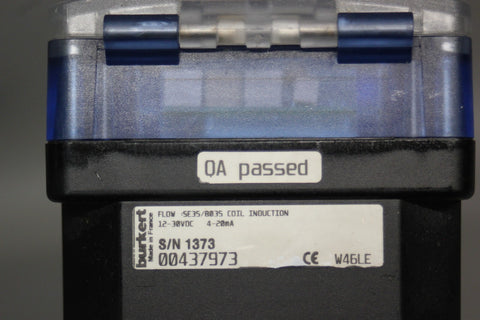 BURKERT FLOW SENSOR & VALVE 00437973