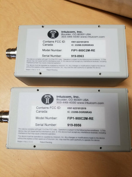 2New Intuicom Wireless Ethernet Bridge Units FIP-1900C2M-RE