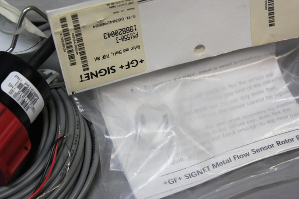 NEW GF SIGNET ROTOR-X PADDLE WHEEL FLOW SENSOR P51530-P0 198801620