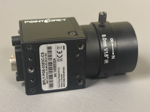 Point Grey Machine Vision Camera With Lens BFLY-PGE-03S3C-CS