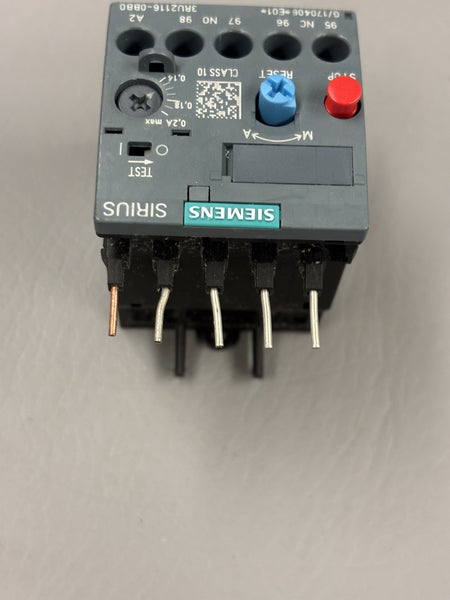 UNUSED SIEMENS OVERLOAD RELAY 3RU2116-0BB0