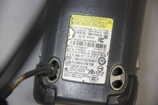 SYMBOL WIRELESS PORTABLE DATA TERMINAL BARCODE SCANNER WITH PS & DOCK MC92N0