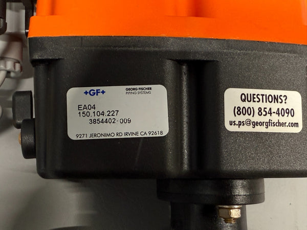 GEORG FISCHER  ELECTRICALLY ACTUATED BALL VALVE  150.104.227  TYPE 546   (B1)