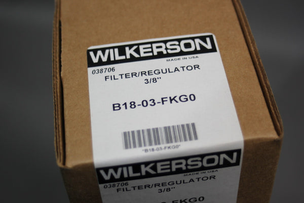 NEW WILKERSON FILTER/REGULATOR WITH GAUGE B18-03-FKG0