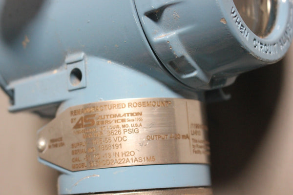 ROSEMOUNT PRESSURE TRANSMITTER  3051