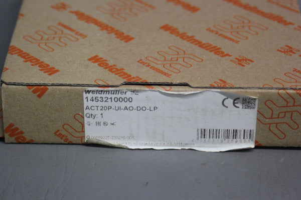 NEW WEIDMULLER SIGNAL CONVERTER ACT20P-UI-AO-DO-LP-S