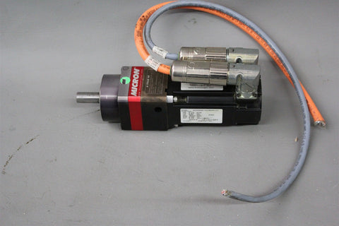 KOLLMORGEN SERVO MOTOR WITH MICRON GEAR HEAD AKM22E-ACBNR-01