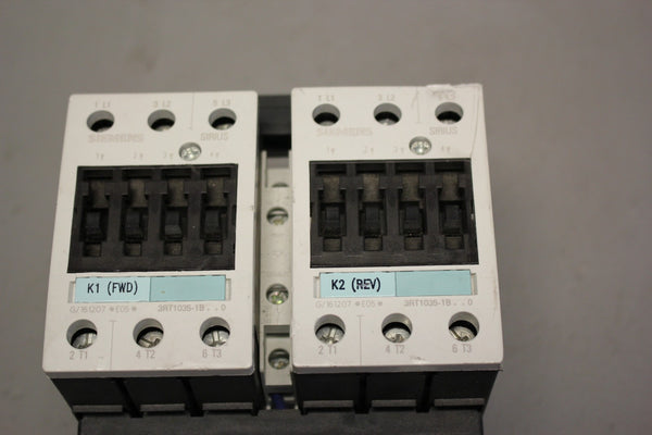 SIEMENS REVERSING CONTACTOR  3RA13358XB301BB4
