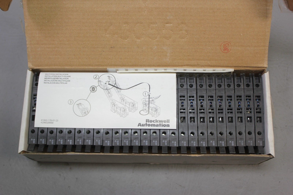 25 NEW ALLEN BRADLEY TERMINAL/FUSE BLOCKS 1492-H4 E