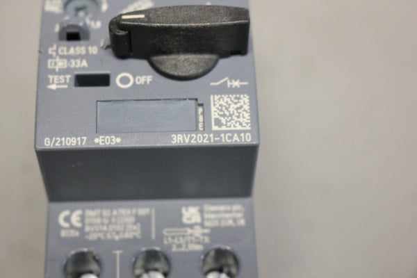 SIEMENS SIRIUS CIRCUT BREAKER 3RV2021-1CA10