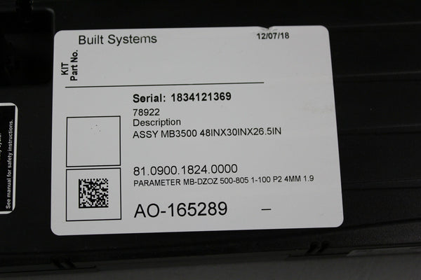 2 BUILT SYSTEMS MODULAR WORKBENCH CONTROLLERS 78922 MB3500