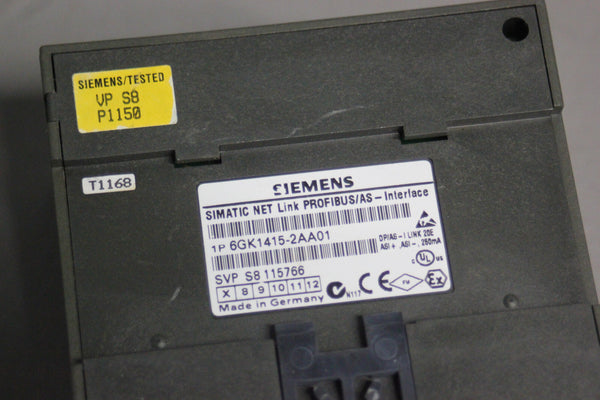 SIEMENS SIMATIC NET DP/AS-INTERFACE LINK MODULE 6GK1415-2AA01