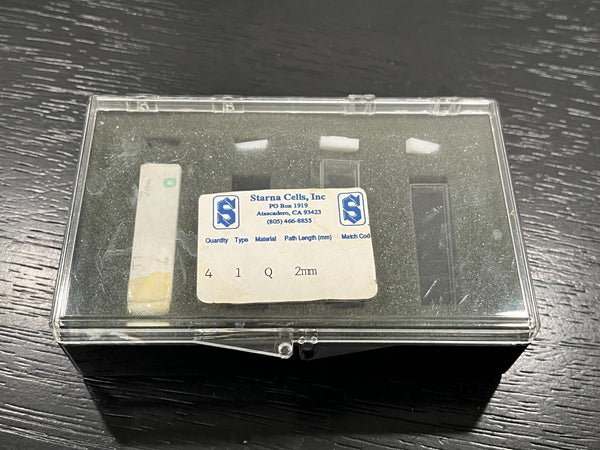 Starna  Spectroscopy Cell 0.20mm light path QS 6Q