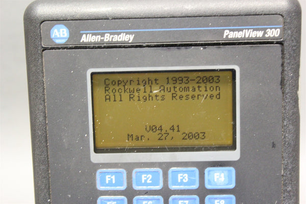 ALLEN BRADLEY PANELVIEW 300 HMI OPERATOR INTERFACE PANEL 2711-K3A10L1 B #1 
