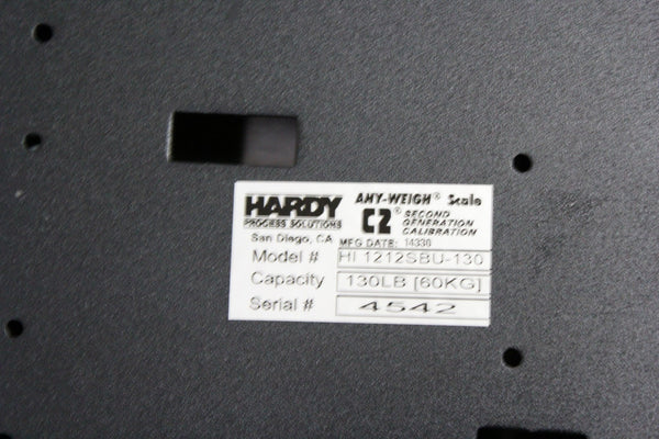 NEW HARDY HI 1212 UNIVERSAL BENCH SCALE 130LBS HI 1212SBU-130 ANY-WEIGH