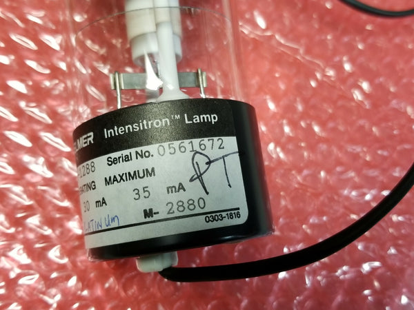Perkin Elemer Platinum Pt Hollow Cathode Lamp 