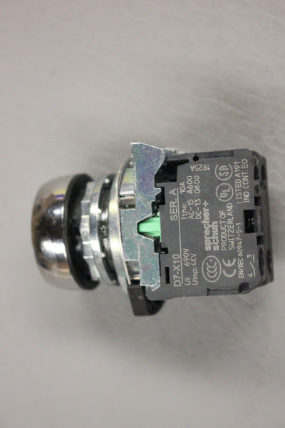 SPRECHER + SCHUH GREEN PUSH BUTTON SWITCH D7-X10 / D7-N36