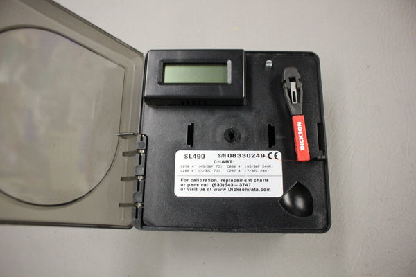 DICKSON CALIBRATION TEMPERATURE CHART RECORDER SL490