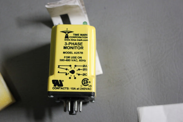 NEW  TIME MARK 3 PHASE MONITOR  A257B