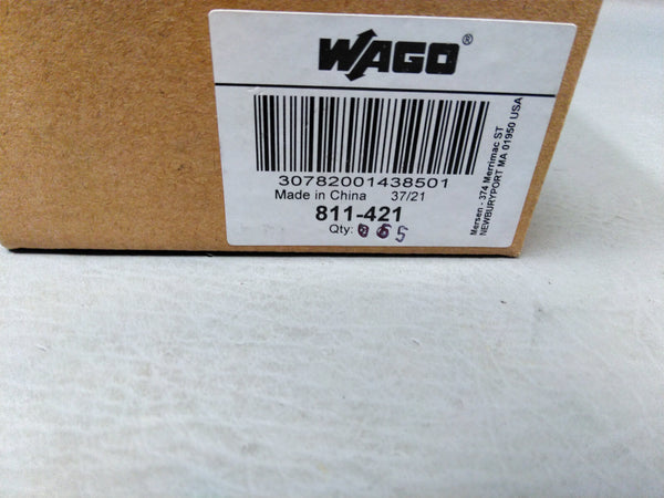 LOT OF 5 NEW WAGO FUSE HOLDERS 811-421
