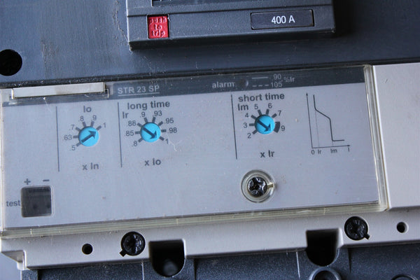 SCHNEIDER/SQUARE D POWERPACT 400A CIRCUIT BREAKER WITH TRIP UNIT DGN36400E20