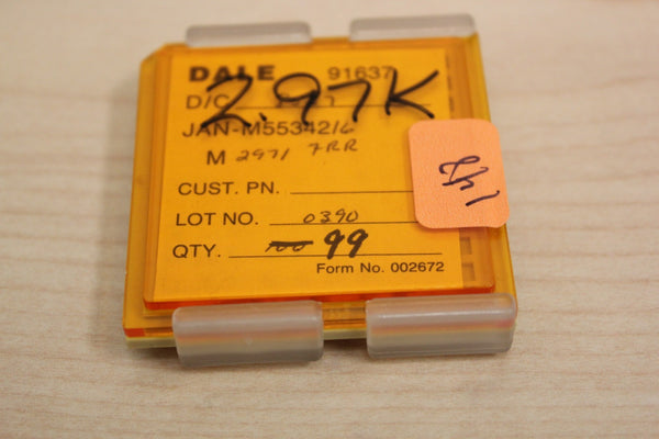 99 New Vishay/Dale Mil Spec Chip Resistors JAN M55342 2.97K