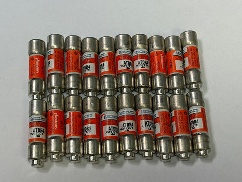10- Mersen Ferraz Shawmut  ATDR4 4A 600V TIME DELAY Fuse Class CC NO BOX