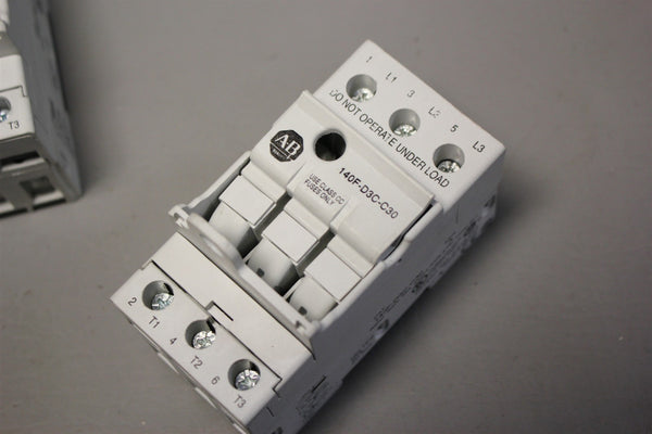 LOT OF 8 ALLEN BRADLEY FUSE HOLDERS  140F-D3C-C30